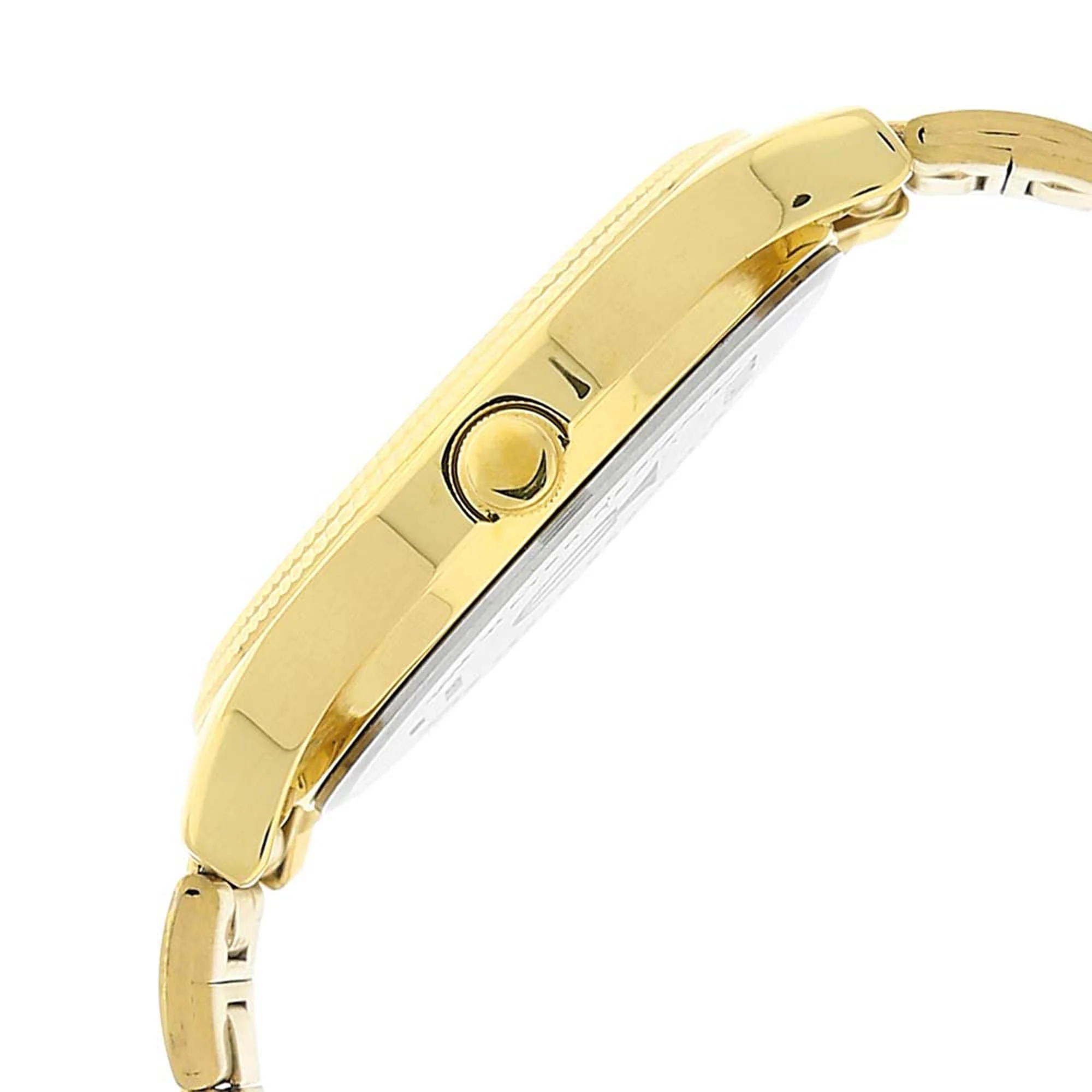 Titan Analog with Day and Date Quartz Champagne Dial Metal Round Stainless Steel Strap watch for Men - Image 4