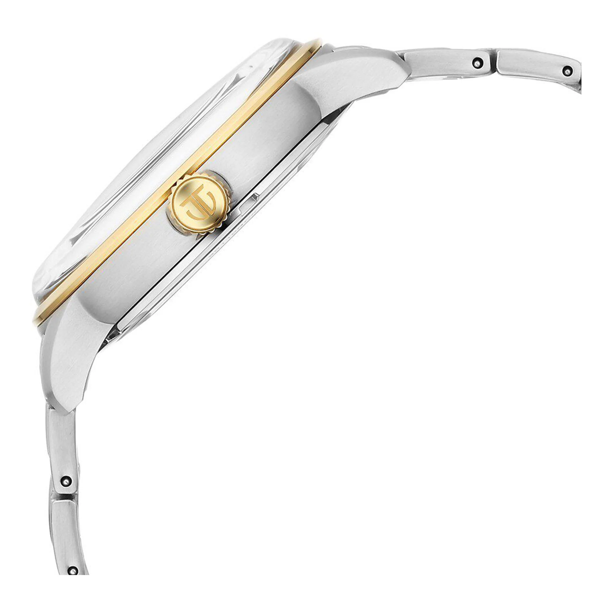 Titan Golden Heart Skeletal Automatic Analog with Silver Dial Dual-Tone Stainless Steel Strap Watch for Men - Image 4