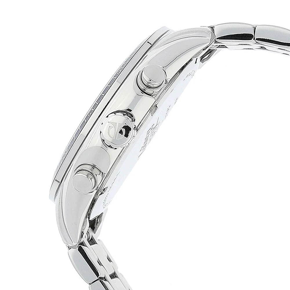 Titan Quartz Chronograph Blue Dial Stainless Steel Strap Watch for Men - Image 3