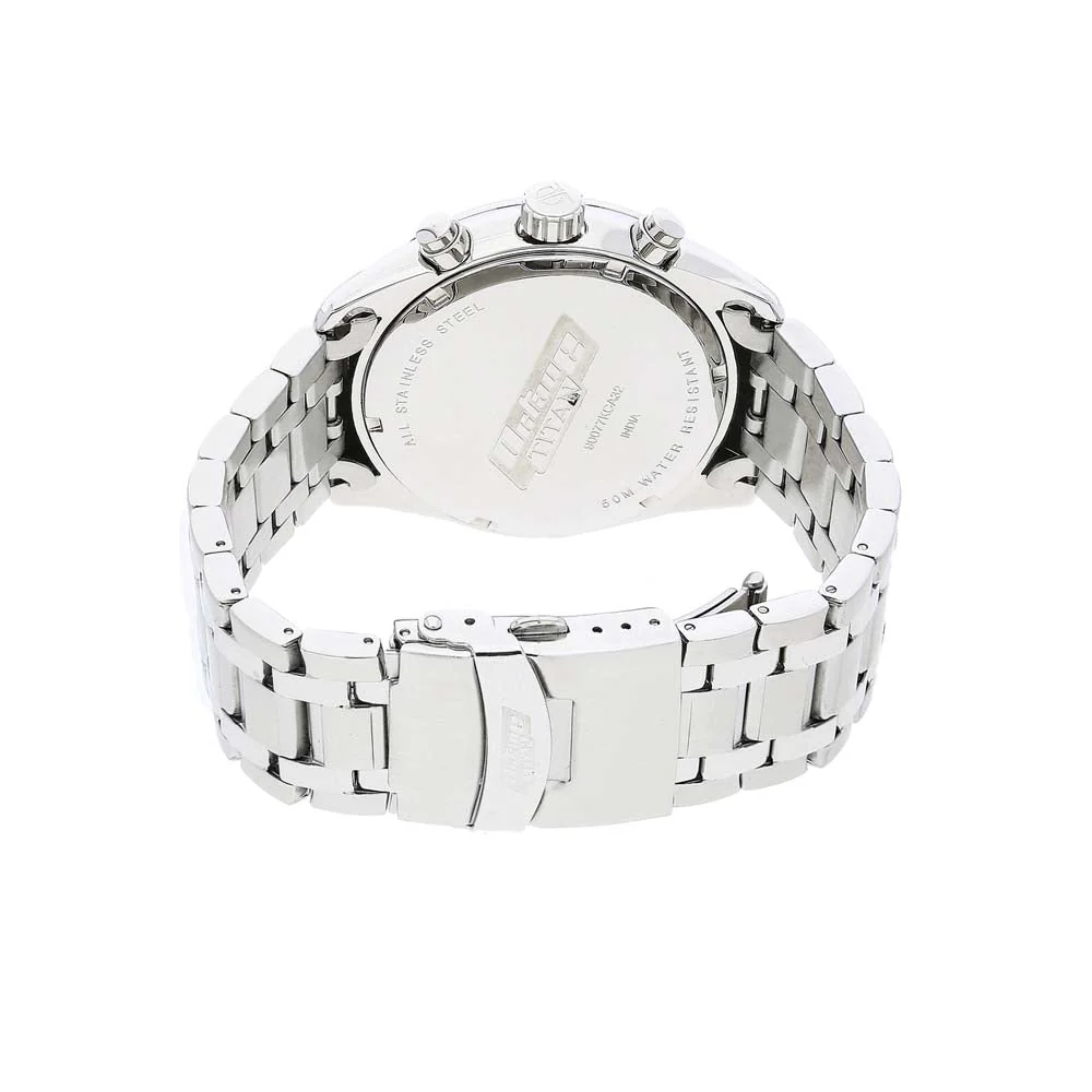 Titan Quartz Chronograph Blue Dial Stainless Steel Strap Watch for Men - Image 4