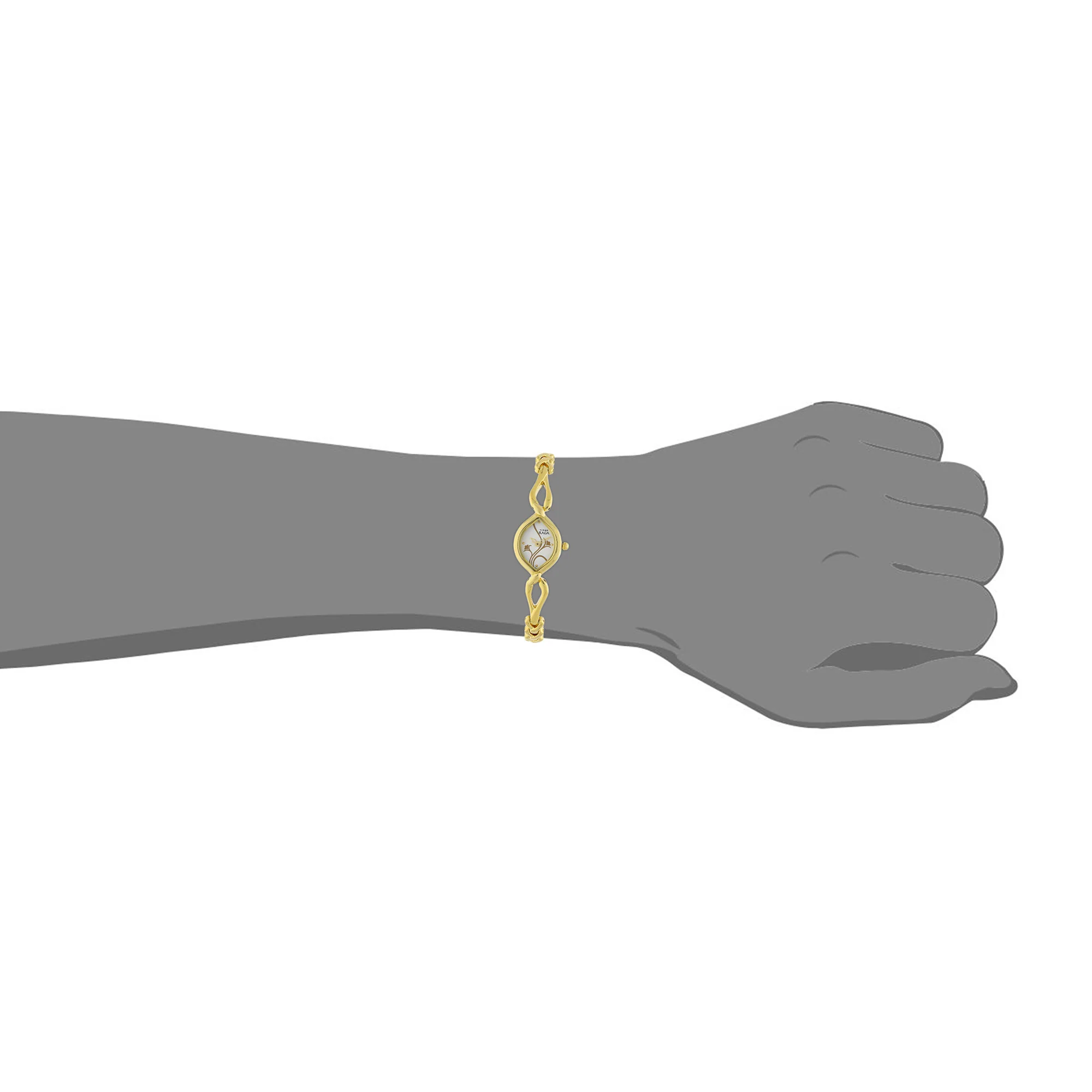 Titan Raga Flora Silver Dial Analog Metal Strap watch for Women - Image 5