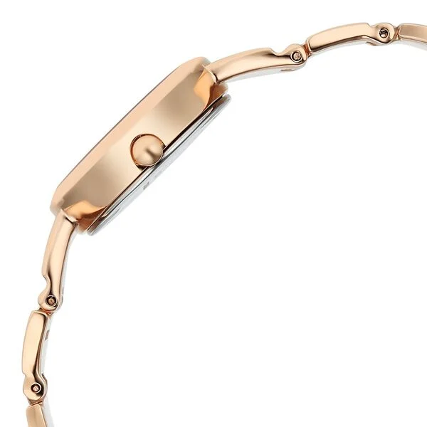Titan Raga Glimmers Quartz Analog Pink Dial Rose Gold Metal Strap Watch For Women - Image 5