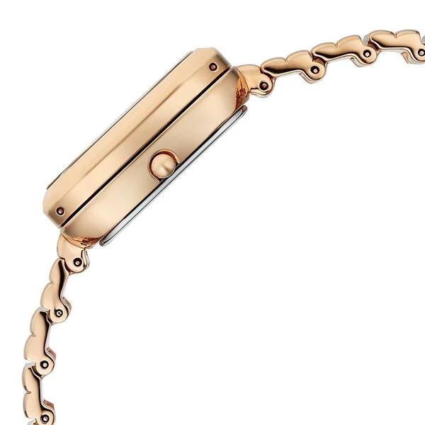 Titan Raga Glimmers Quartz Analog Mother of Pearl Dial Rose Gold Metal Strap Watch For Women - Image 4