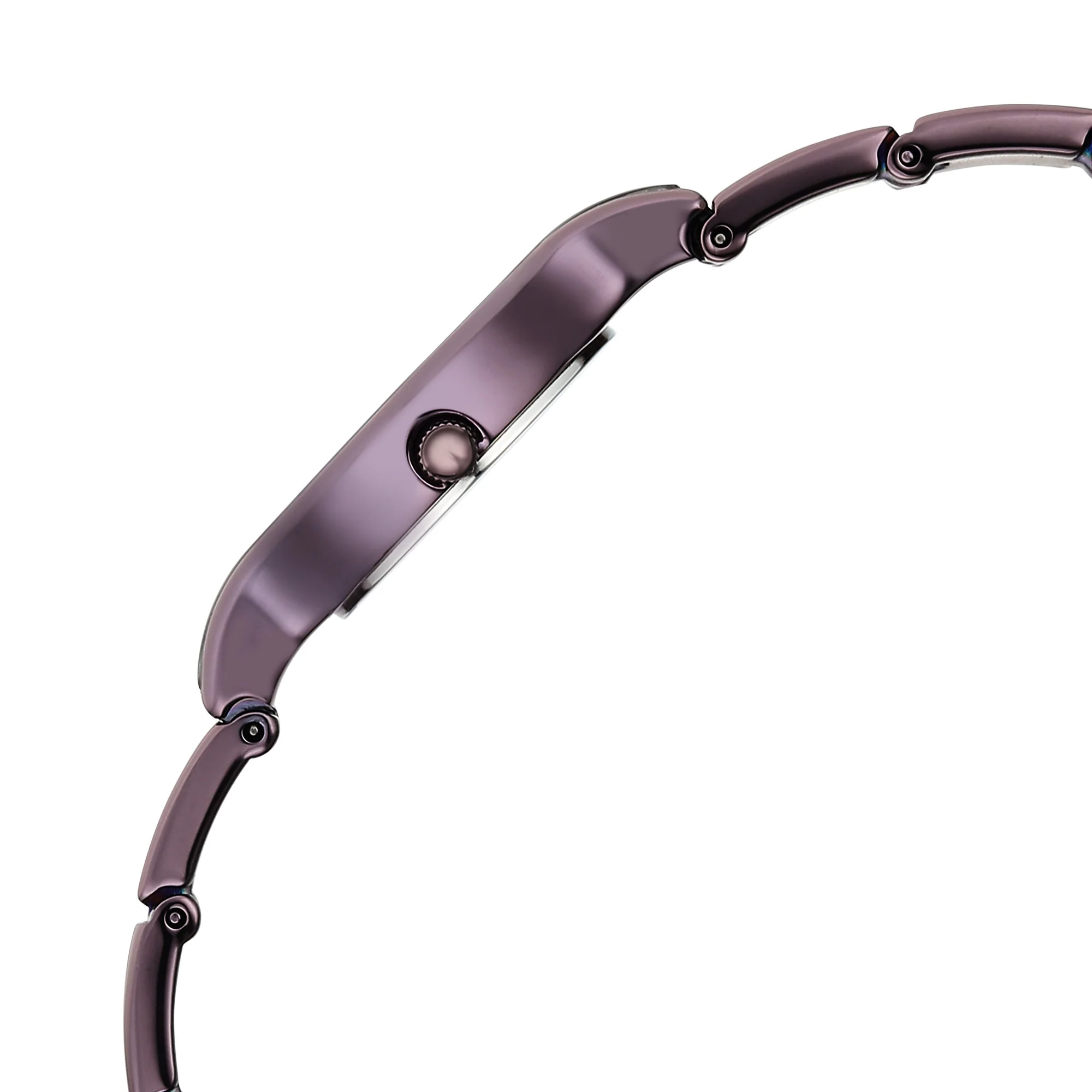 Titan Raga Glimmers Quartz Analog Rose Gold Dial Brown Metal Strap Watch For Women - Image 4