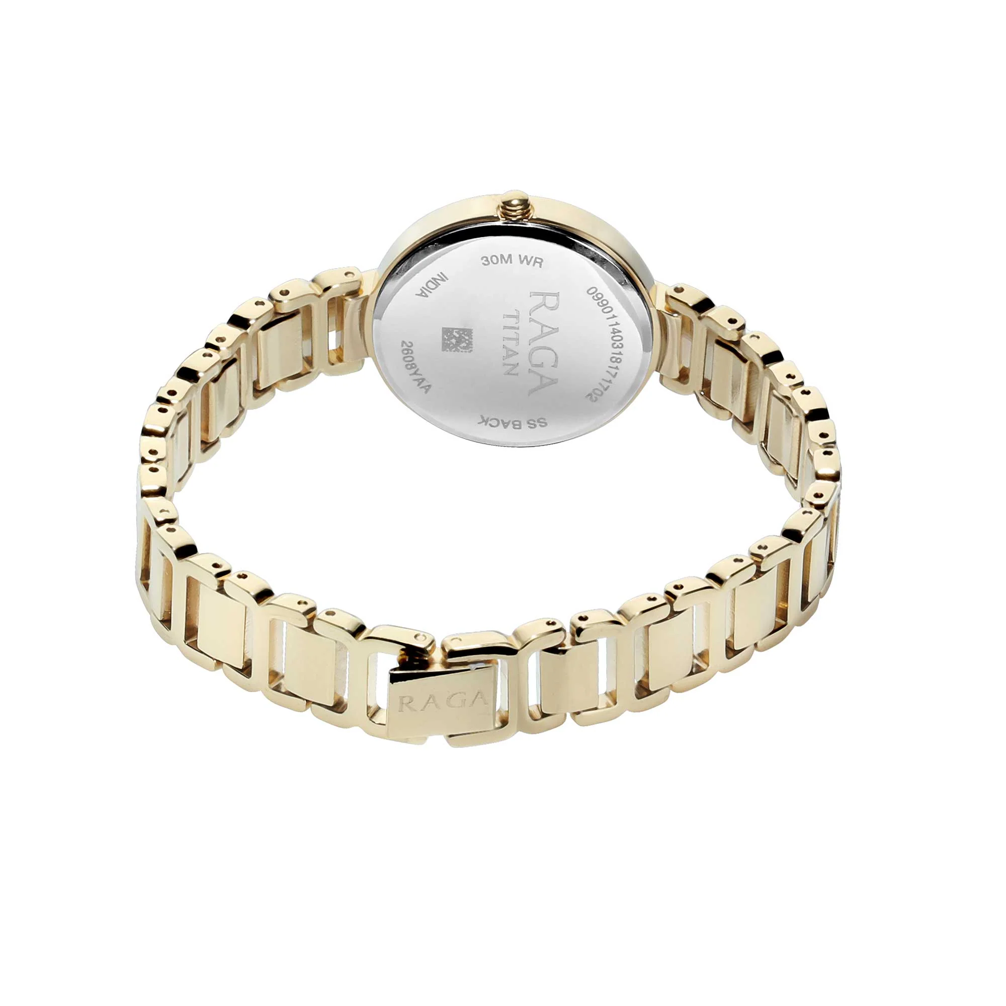 Titan Raga Viva Champagne Dial Women Watch With Metal Strap - Image 4